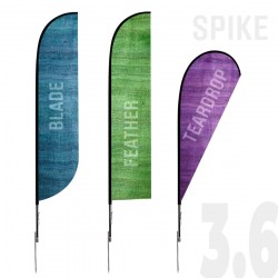 WindFlag 3.6M with Ground Spike